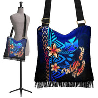 Wallis and Futuna Boho Bag - Vintage Tribal Mountain - Polynesian Pride
