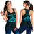 Hawaii Mauna Kea Polynesian Women's Racerback Tank Blue Blue - Polynesian Pride