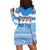 (Custom Personalised) Fiji Polynesian Hoodie Dress Fijian Tropical Flowers LT13 - Polynesian Pride