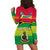 (Custom Personalised) Vanuatu Color Hoodie Dress Six Provinces and Map LT13 - Polynesian Pride