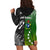 Cook Islands Pattern and New Zealand Kiwi Hoodie Dress LT13 - Polynesian Pride