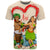 Custom Hawaii Couple Valentines T Shirt Even Style - Polynesian Pride