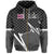 Kakau Hawaii In My Heartbeat Flag of Hawaii Hoodie Gray - Polynesian Pride