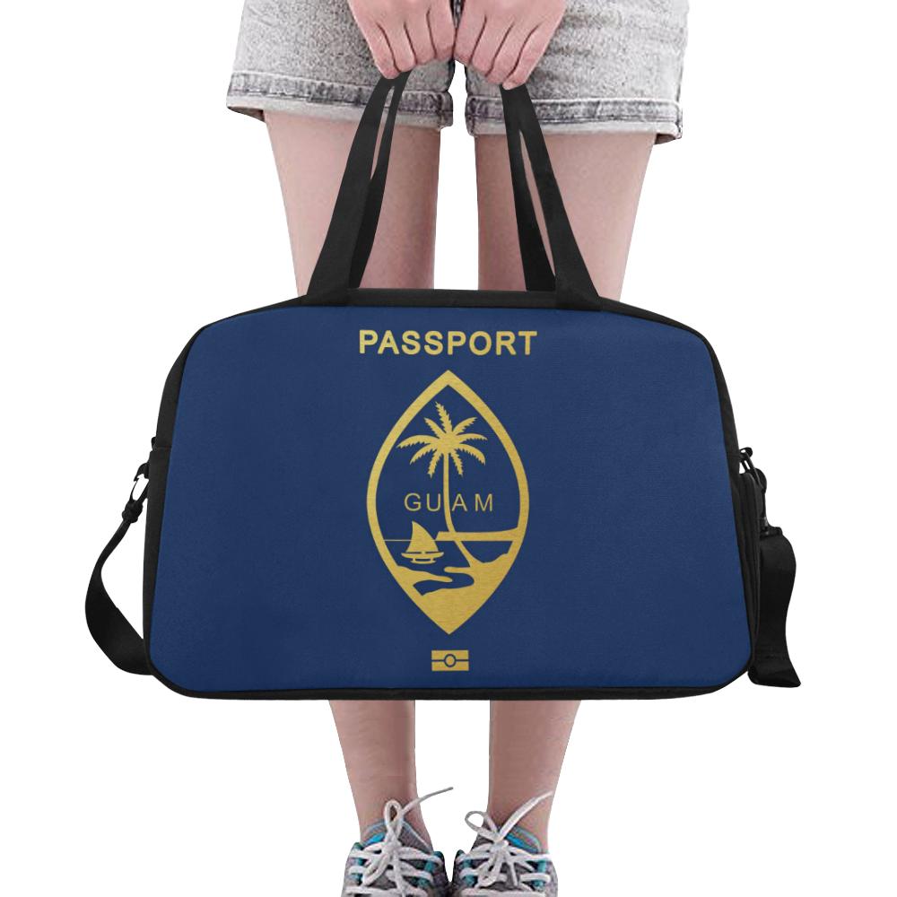 Guam Passport Fitness Handbag Guam One Size Blue - Polynesian Pride