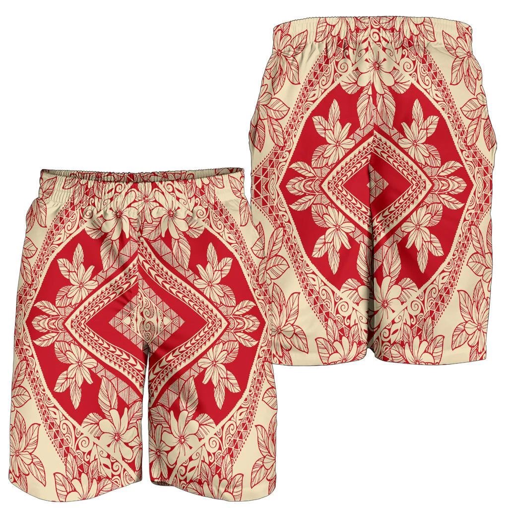 Polynesian Men's Short Red And Yellow Men's Shorts Red - Polynesian Pride