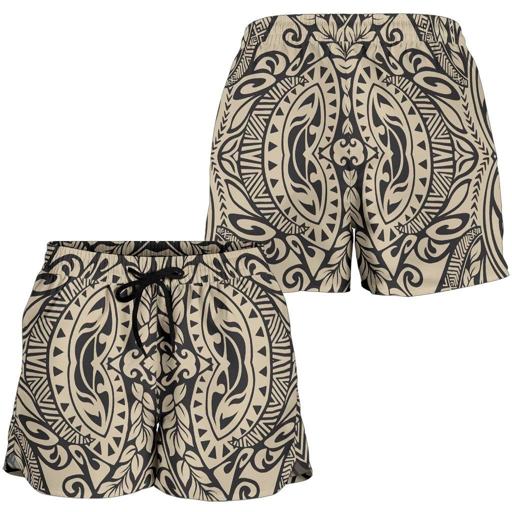 Polynesian Women's Shorts Royal Women White - Polynesian Pride