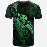 Wallis and Futuna Polynesian T Shirt Wallis and Futuna Legend Green Version - Polynesian Pride