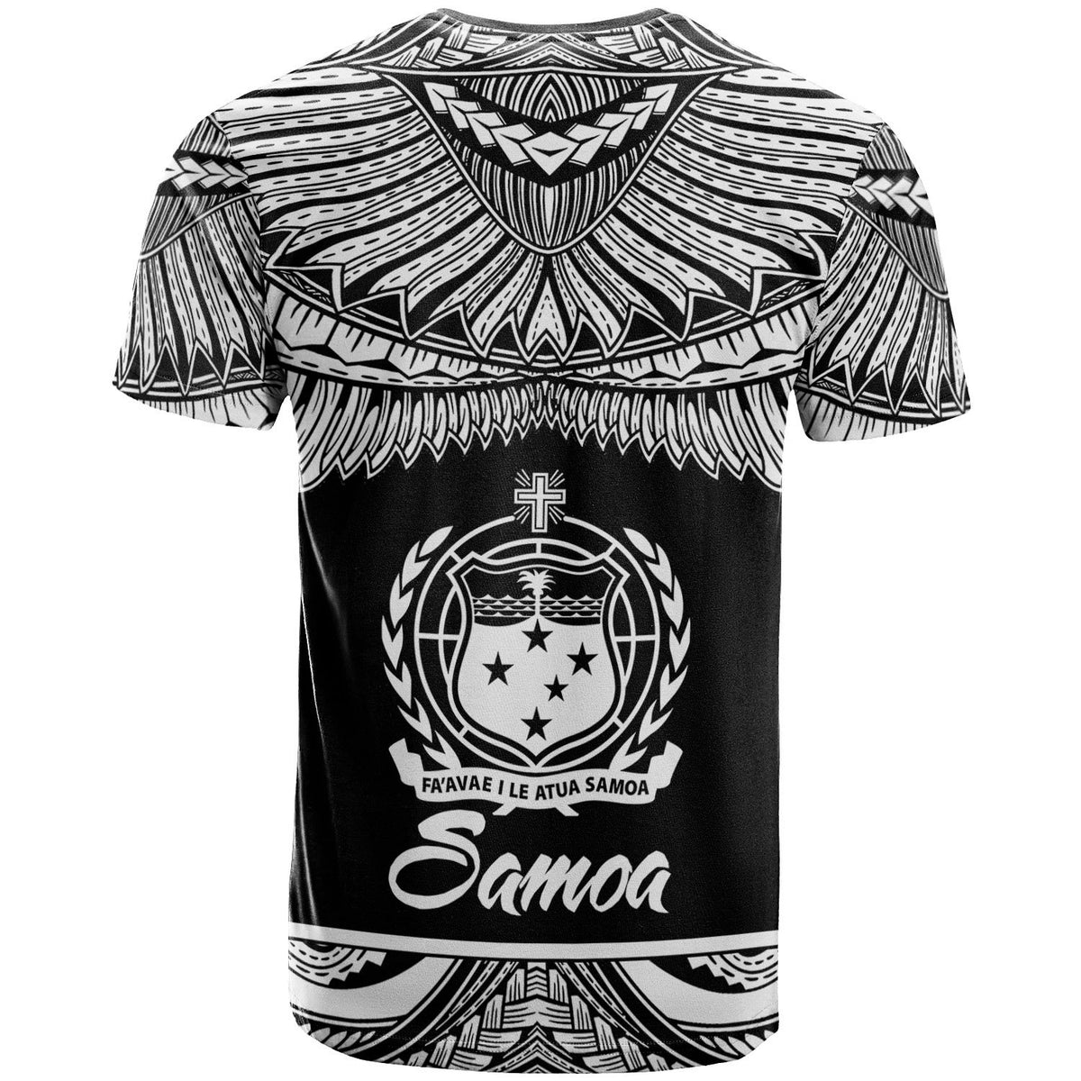 Samoa Polynesian Custom T Shirt Samoa Pride White Version - Polynesian Pride