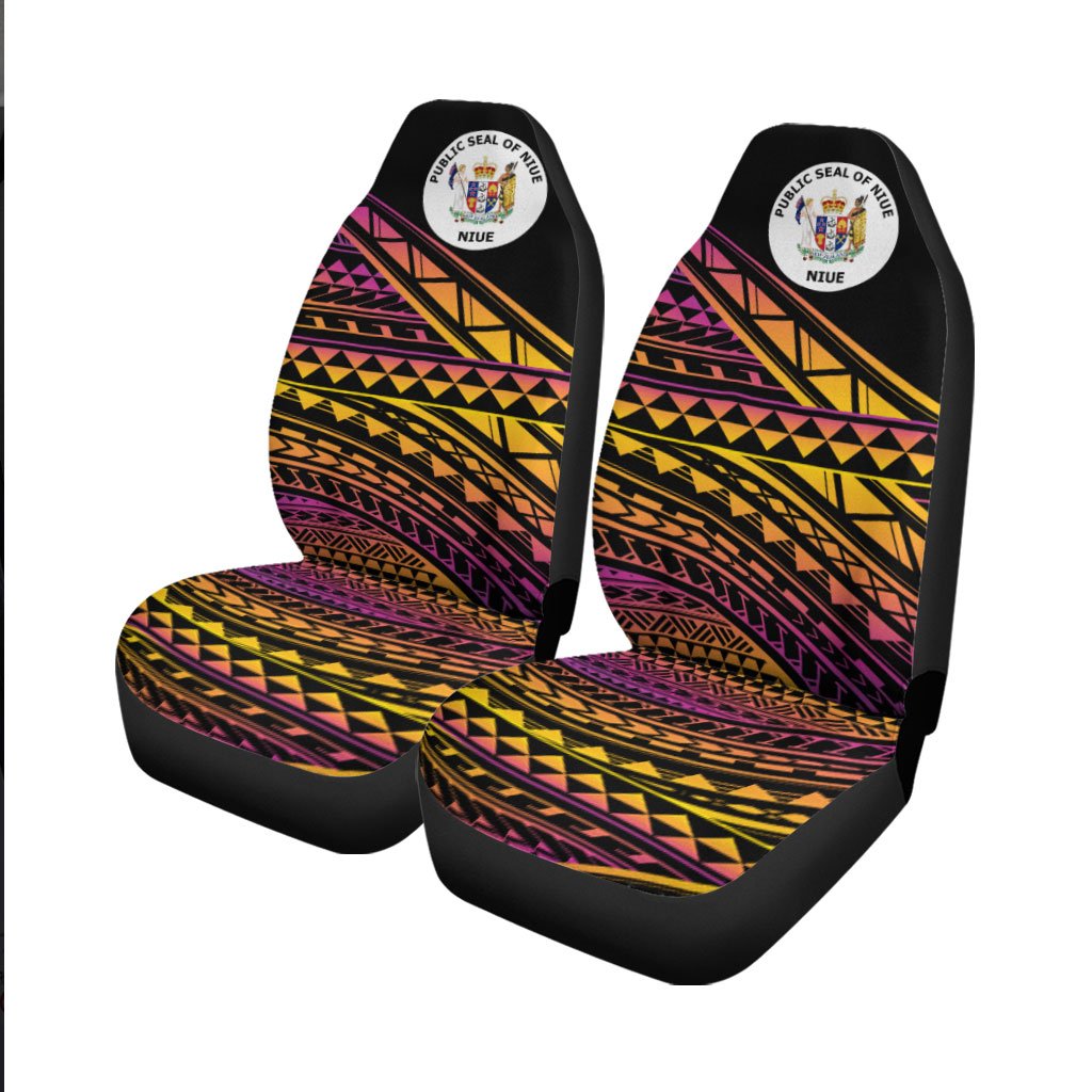 Niue Car Seat Cover - Special Polynesian Ornaments - Polynesian Pride