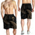 FSM Polynesian Men's Short - Gold Tribal Wave - Polynesian Pride