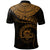 Tuvalu Polynesian Polo Shirt Tuvalu Waves (Golden) - Polynesian Pride