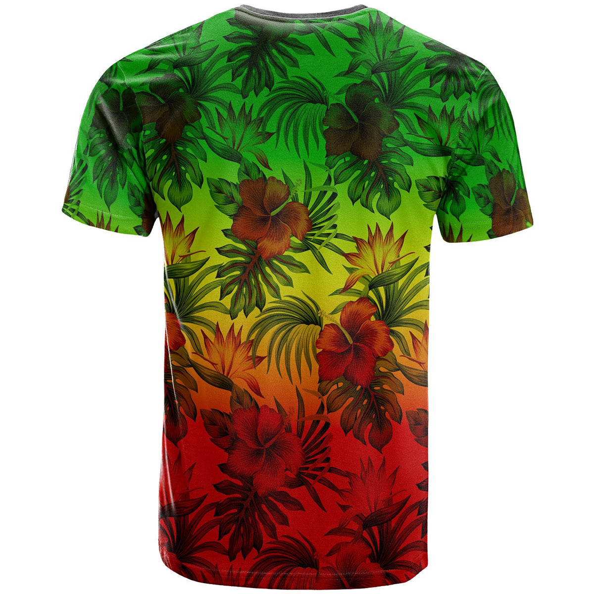 Polynesian T Shirts Reggae Hibiscus Patterns - Polynesian Pride