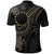 Cook islands Custom Polo Shirt Gold Turtle - Polynesian Pride