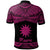 Nauru Custom Polo Shirt Polynesian Tattoo Pink Version - Polynesian Pride