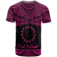 Cook Islands Polynesian Custom T Shirt Polynesian Pride Pink Version - Polynesian Pride