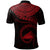 Tokelau Polynesian Polo Shirt Tokelau Waves (Red) - Polynesian Pride