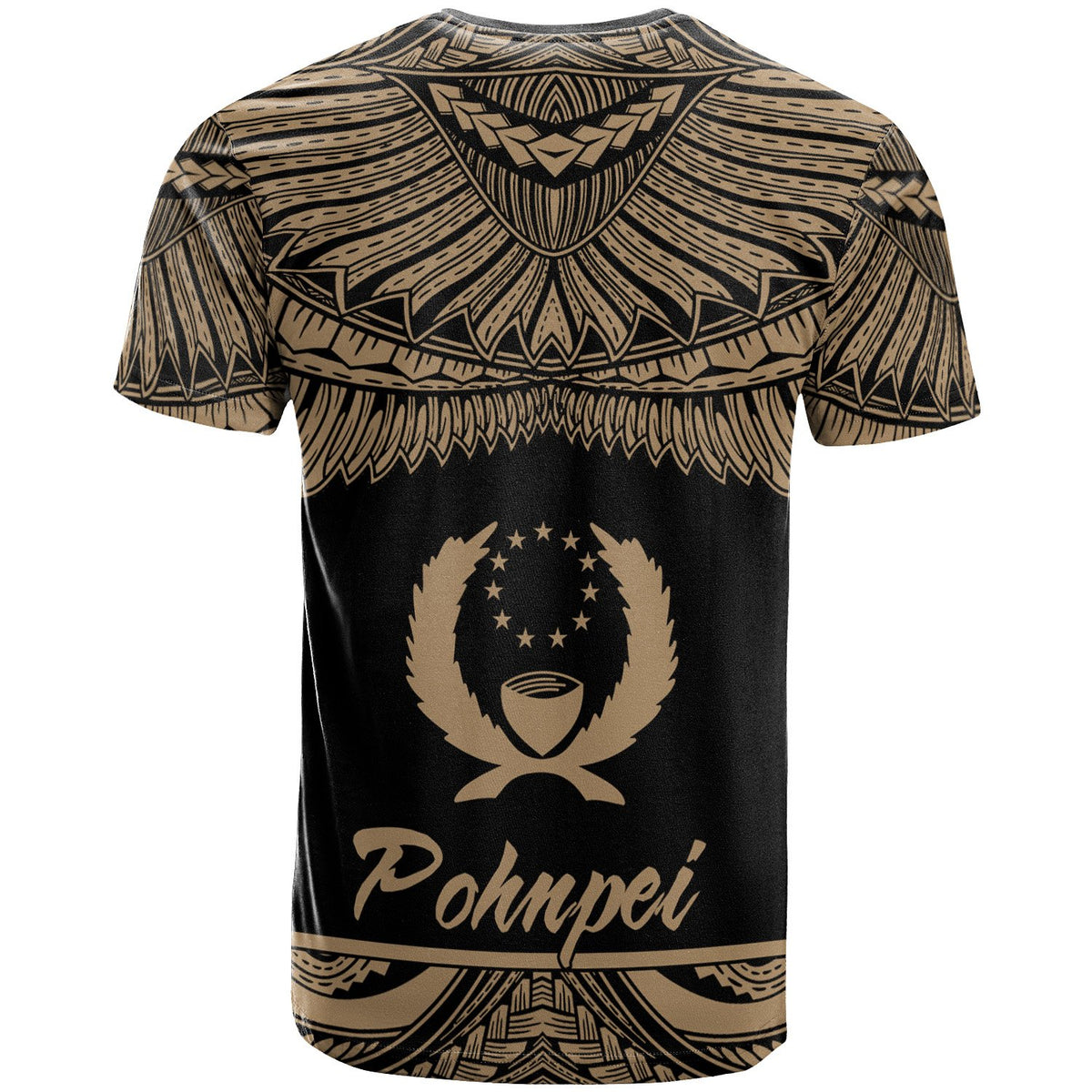 Pohnpei Micronesia T Shirt Micronesia Pride Gold Version - Polynesian Pride