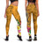 Fiji Legging - Turtle Plumeria (Gold) - Polynesian Pride