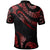 Niue Polo Shirt Polynesian Tattoo Red Version - Polynesian Pride