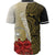 Chuuk Polynesian Custom Personalised Baseball Shirt - Coat Of Arm With Hibiscus Gold - Polynesian Pride