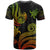 Palau Custom T Shirt Polynesian Turtle With Pattern Reggae - Polynesian Pride