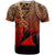 Tokelau Polynesian Custom T Shirt Tribal Wave Tattoo Red Ver 2 - Polynesian Pride