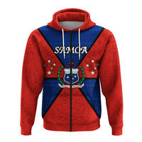 Samoa Zip up Hoodie Maori Polynesian LT20 - Polynesian Pride