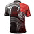 Samoa Custom Polo Shirt Samoan Seal Wave Style (Red) - Polynesian Pride