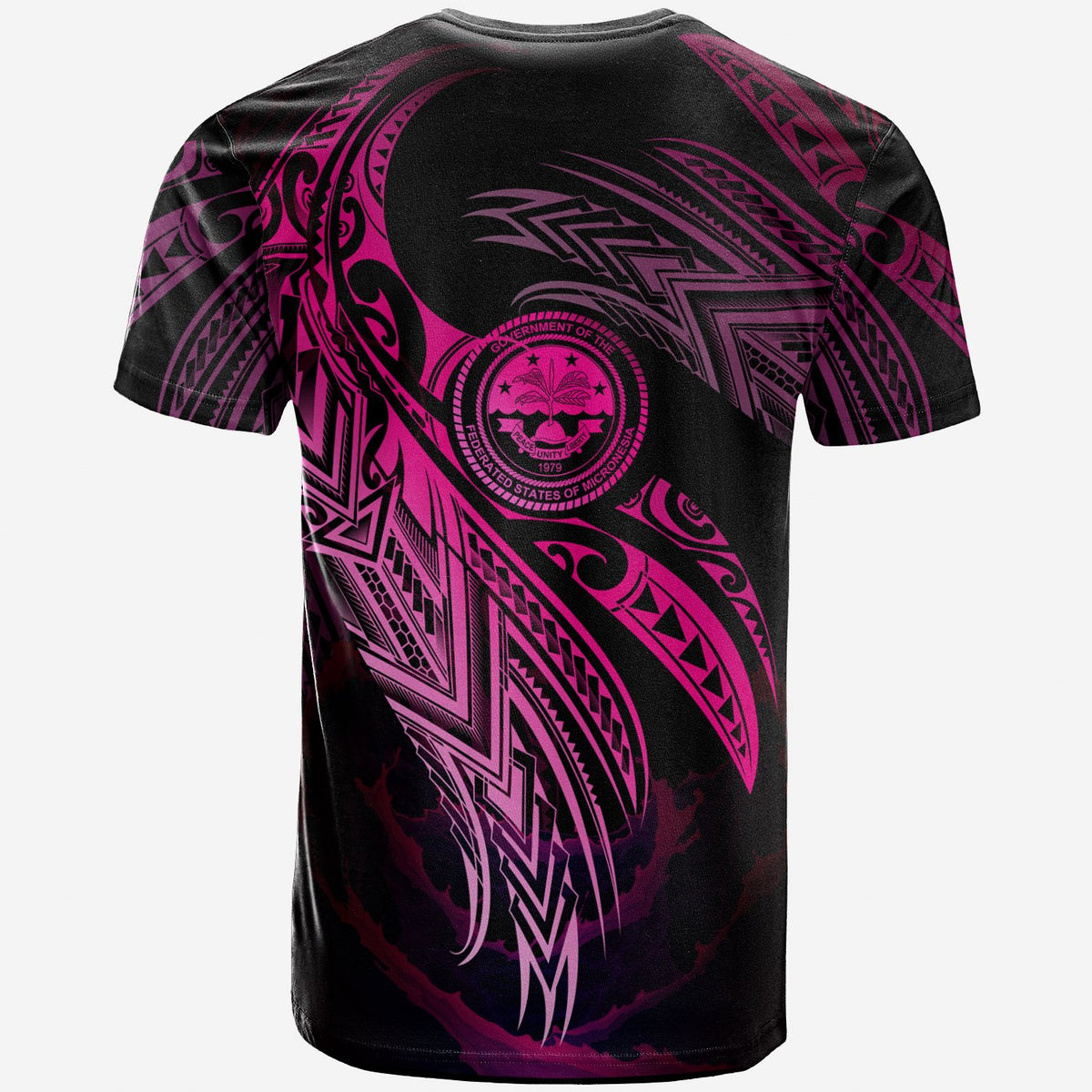 Federated States of Micronesia Polynesian T Shirt Federated States of Micronesia Legend Pink Version - Polynesian Pride