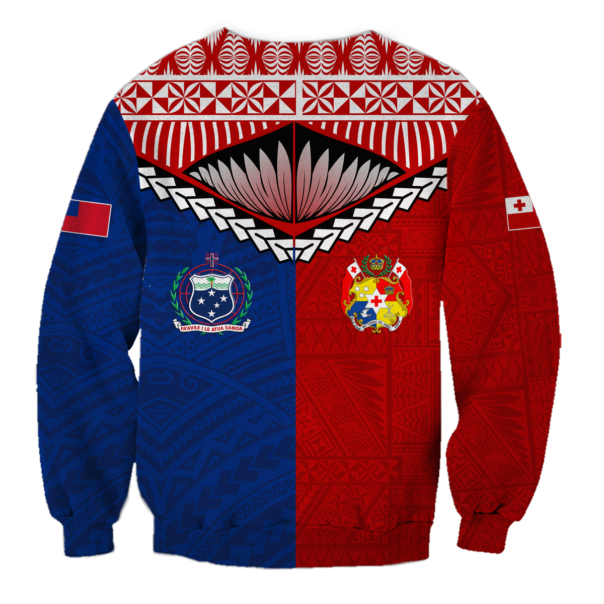 Tonga Combine Samoa Pride Sweatshirt - LT12 - Polynesian Pride