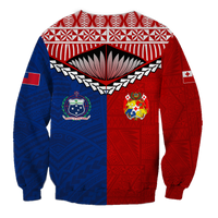 Tonga Combine Samoa Pride Sweatshirt - LT12 - Polynesian Pride