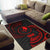 Yap Polynesian Area Rug - Red Tribal Wave - Polynesian Pride