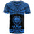 Federated States of Micronesia Polynesian Custom T Shirt Federated States of Micronesia Pride Blue Version - Polynesian Pride