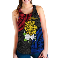 Philippines Sampaguita Filipino Sun Women Tank Top - LT12 - Polynesian Pride