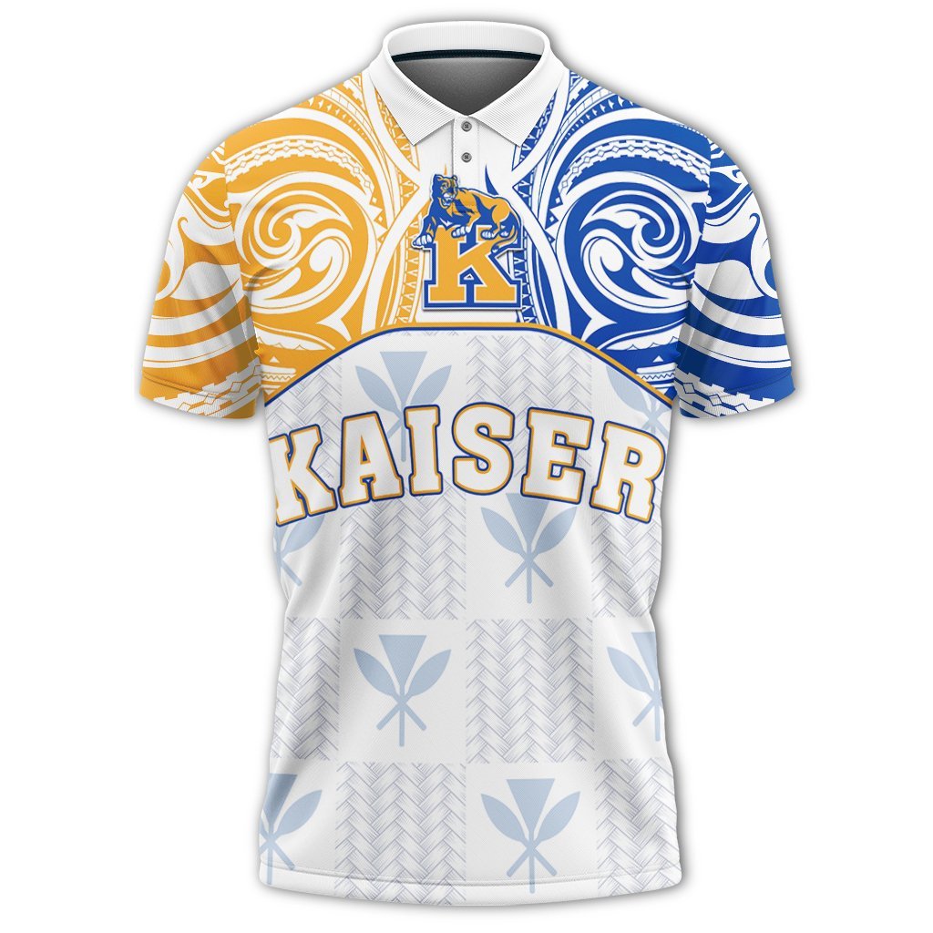 Hawaii Polo Shirt Kanaka Kaiser High School Polo Shirt Demodern Style - Polynesian Pride