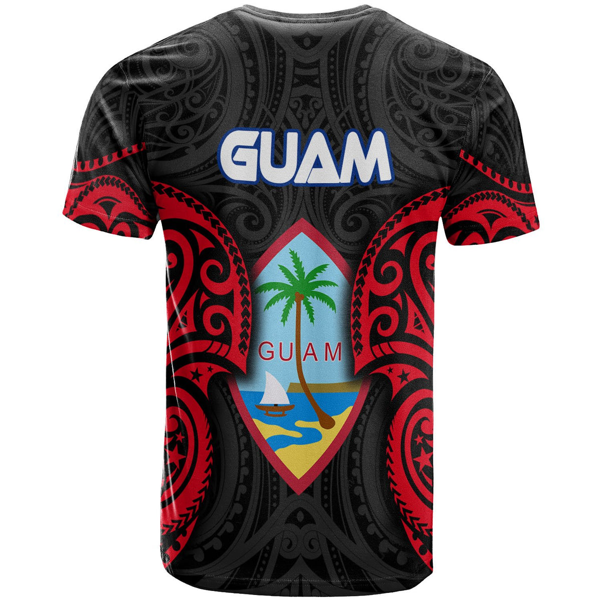 Guam Polynesian Custom T Shirt Guam Spirit - Polynesian Pride