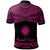 Marshall Islands Custom Polo Shirt Polynesian Tattoo Pink Version - Polynesian Pride