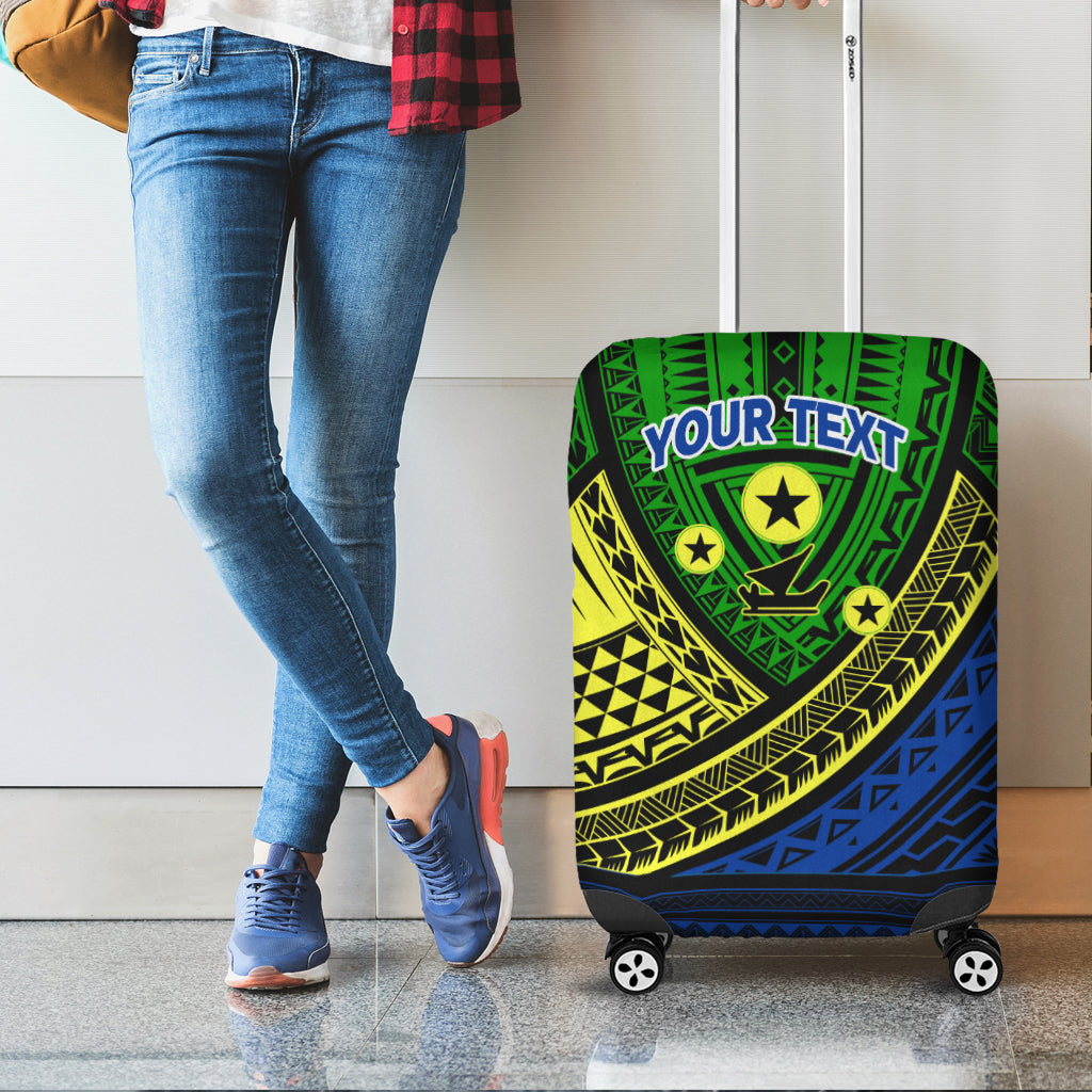 (Custom Personalised) Vanuatu Malampa Province Tribal Pattern Luggage Covers - LT12 - Polynesian Pride