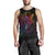 Pohnpei Men Tank Top - Butterfly Polynesian Style Black - Polynesian Pride