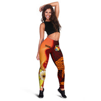 Tonga Women's Leggings - Tribal Tuna Fish - Polynesian Pride