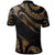 Chuuk Custom Polo Shirt Polynesian Tattoo Gold Version - Polynesian Pride