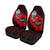 Guam Cae Seat Covers - Polynesian Hook And Hibiscus (Red) - Polynesian Pride