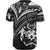 Tonga Baseball Shirt - White Color Cross Style - Polynesian Pride