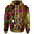 Chuuk Micronesia Hoodie Hibiscus Vintage - Polynesian Pride