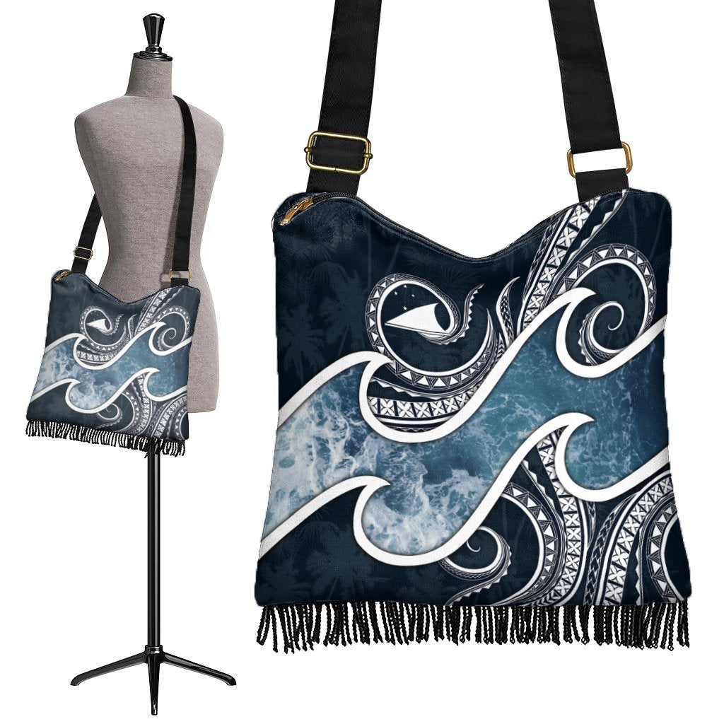 Tokelau Polynesian Crossbody Boho Handbag - Ocean Style - Polynesian Pride