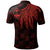 Guam Custom Polo Polynesian Wings (Red) - Polynesian Pride