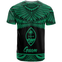 Guam Polynesian Custom T Shirt Guam Pride Green Version - Polynesian Pride