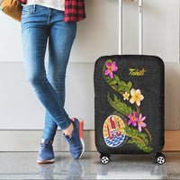 Tahiti Polynesian Luggage Covers - Plumeria Tribal - Polynesian Pride