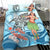 New Caledonia Bedding Set - Polynesian Girls With Shark - Polynesian Pride