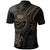 Samoa Custom Polo Shirt Gold Turtle - Polynesian Pride